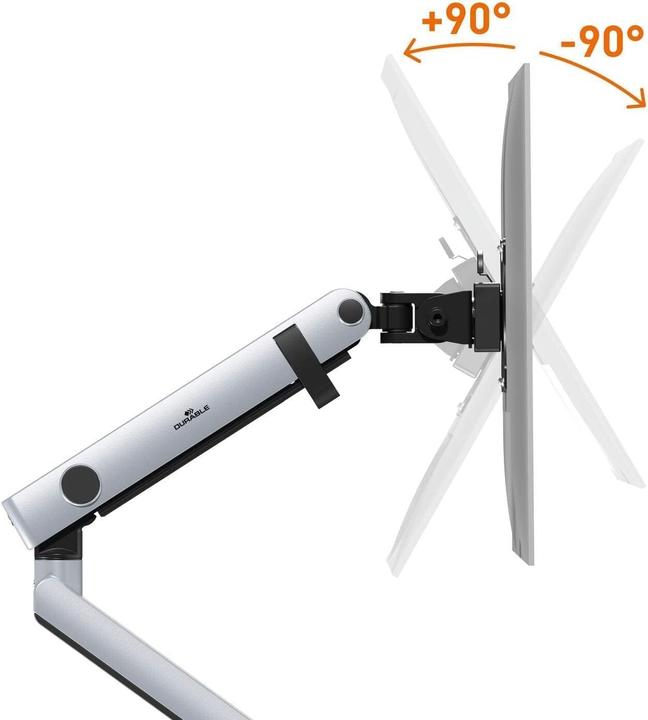 Produktbild Durable Monitorhalt. SELECT PLUS m Arm f 1 Mon. Tischb. Sil. (Tisch, 32", 8 kg)
