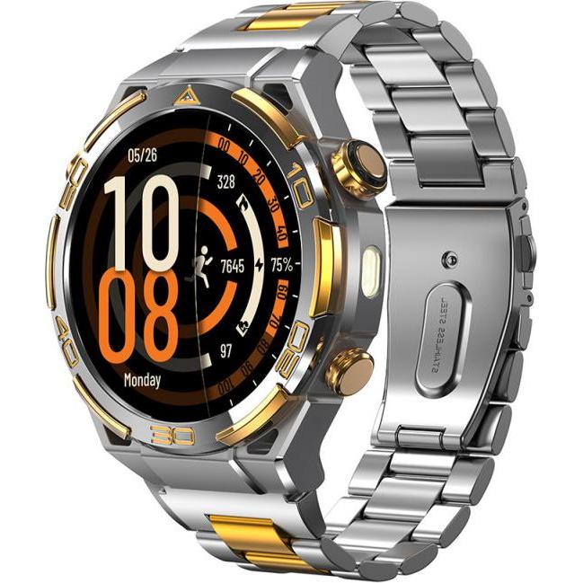 Blackview W90 Pro (Montre connectée - 1.43" - Appels Bluetooth) Argent, Smartwatch