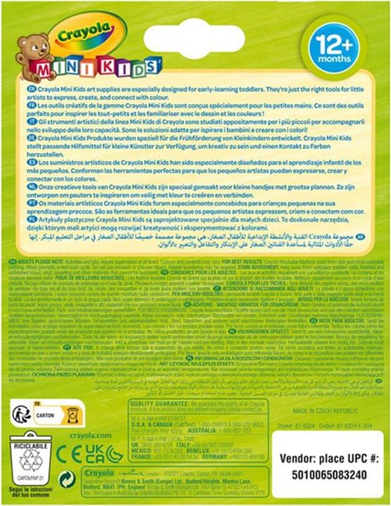 Image du produit Crayola Mini Kids - Marqueurs (8 x)