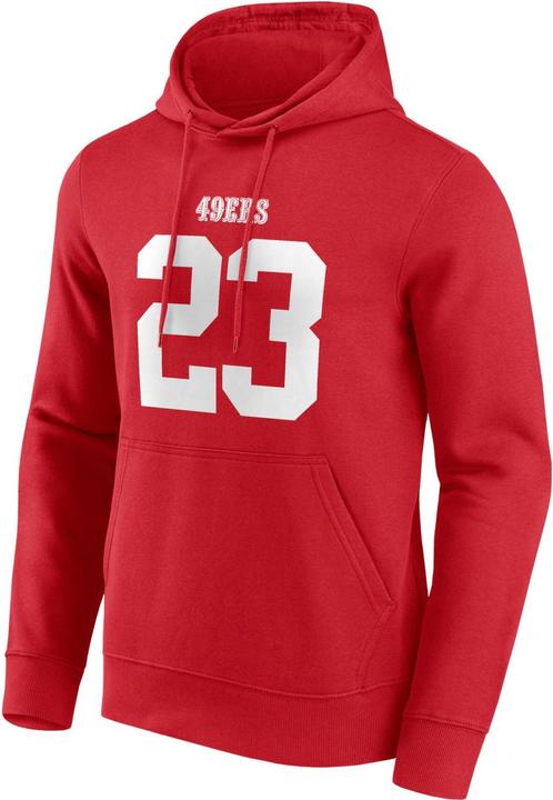 Actual product image Fanatics NFL San Francisco 49ers Hoody #23 Christian McCaffrey - M (M)
