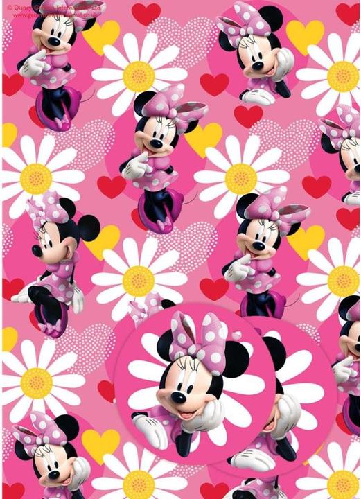 Image du produit Disney Feuilles de papier cadeau Minnie Mouse (paquet de 4) (Papier cadeau)