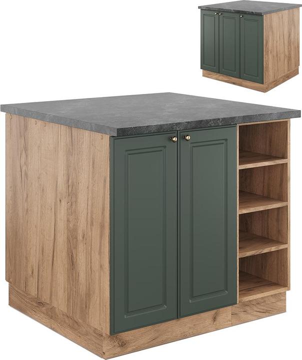 Goldkraft Eiche, Grün-Gold Landhaus