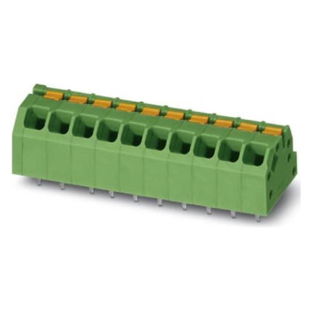 Phoenix Contact COMBICON 3.5mm PCB terminal block, 10P, Elektronikkabel + Stecker, Grün
