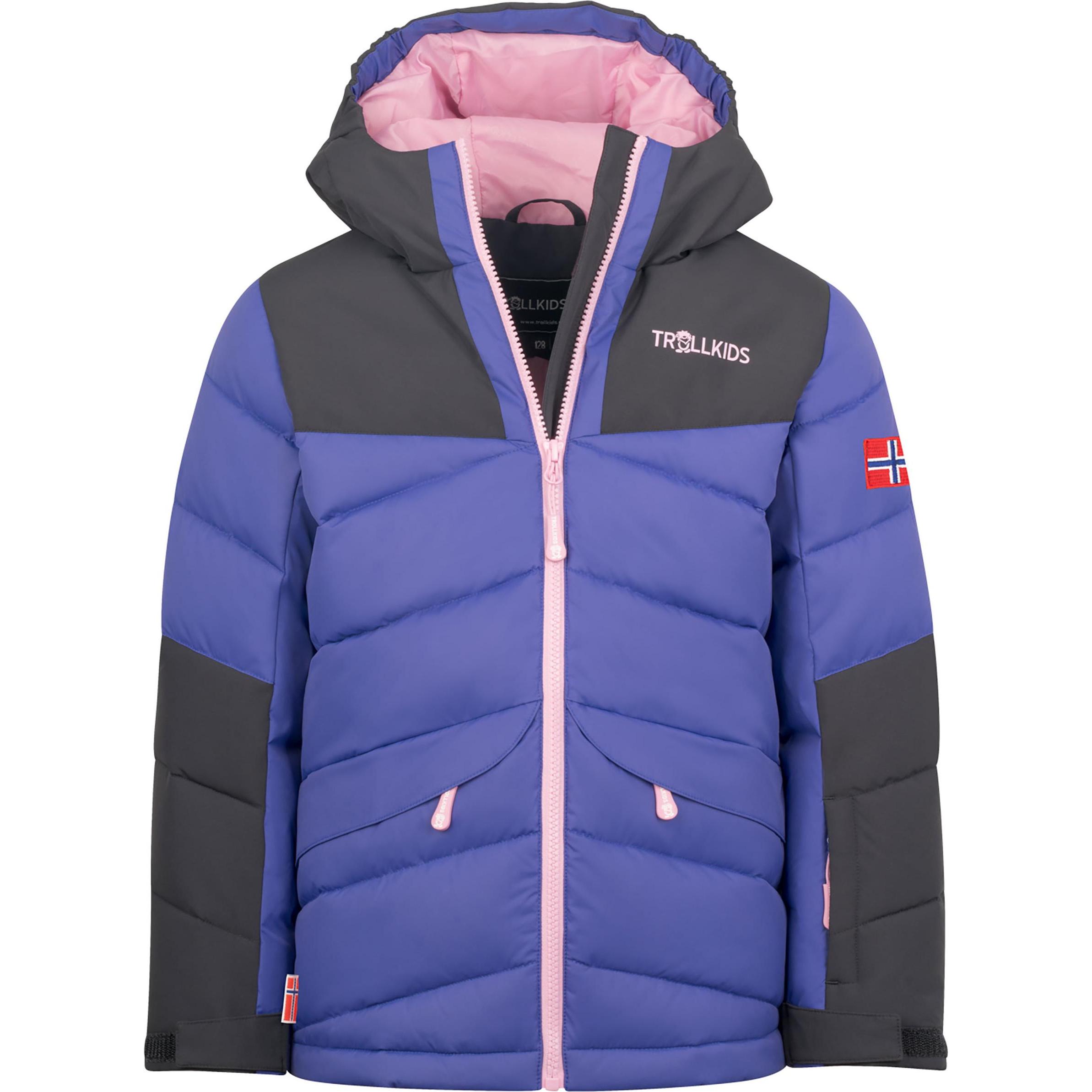 Trollkids, Unisex, Jacke, Girl's Narvik Jacket Pro (176), Violett, 176