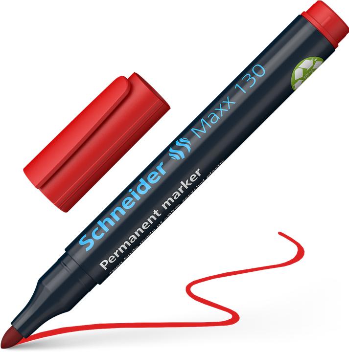 Produktbild Schneider Maxx 130 Permanent-Marker (Rot, 3 mm, 1 x)