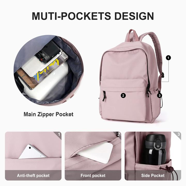 Produktbild Only-Bags.Store Schulrucksack, lässige Reiseschultaschen Laptop Rucksack Leichter Rucksack