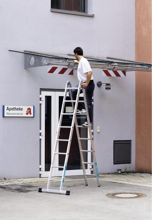 Actual product image Zarges Combimaster X - LM multi-purpose ladder 2 x 6 rungs (Multi-purpose ladder)