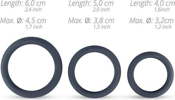 Actual product image Boners Wide Cockring Set (4 cm)