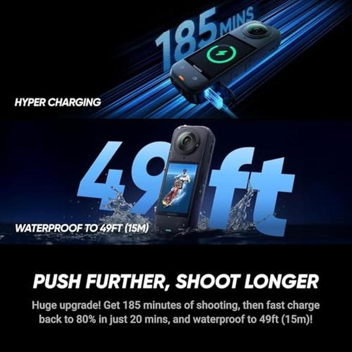 Immagine prodotto Insta360 X5 360-Grad-Action-Camera (Bluetooth, WiFi)