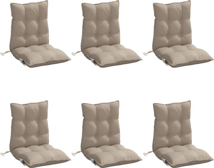 Produktbild vidaXL Gartenstuhlauflage für Niedriglehner (100 x 50 cm)