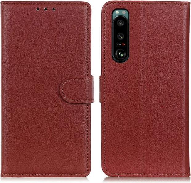 Produktbild MU Classic Litchi Leder Bookcover Series (Sony Xperia 5 III)