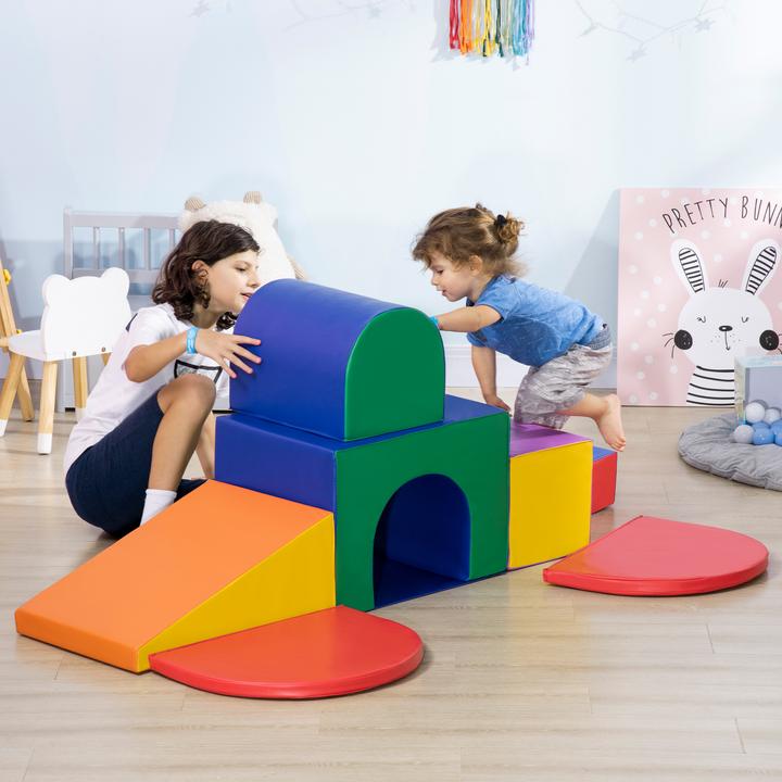 Image du produit Homcom Bausteinset Kunstleder, EPE Mehrfarbig