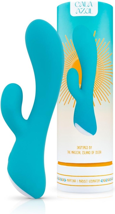 Cala Azul Martina Rabbit Vibrator - Azul
