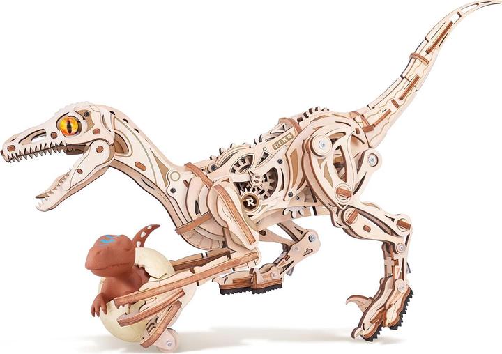 Actual product image Robotime Bausatz Velociraptor, Modell Art: Dekoration