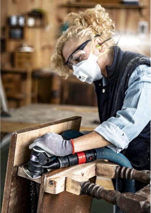 Image du produit Bosch Professional Zubehör EXPERT M480 Jeu de filets abrasifs, 93 x 93 mm, 6 pièces (120, 180, 80)