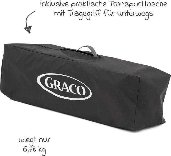 Actual product image Graco Foldlite Travel Cot