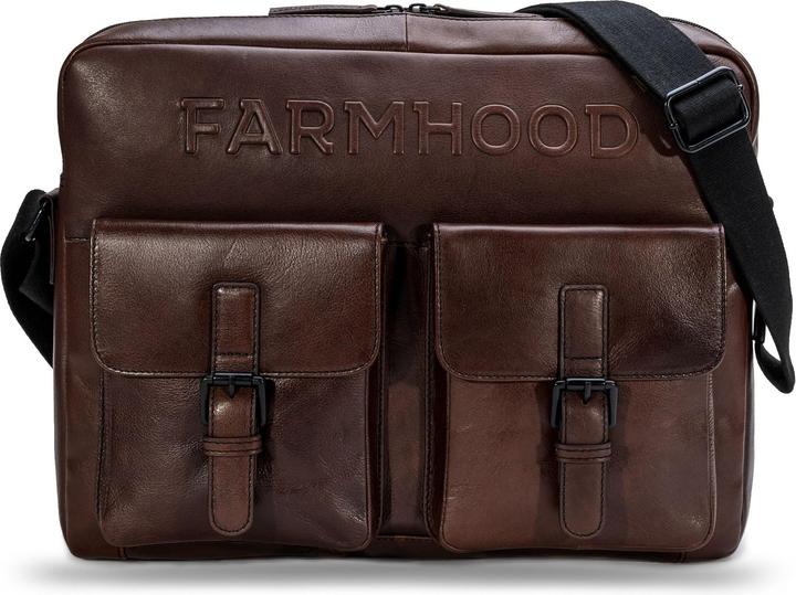 Produktbild Farmhood Memphis Aktentaschen Messenger Leder 38 cm Laptopfach
