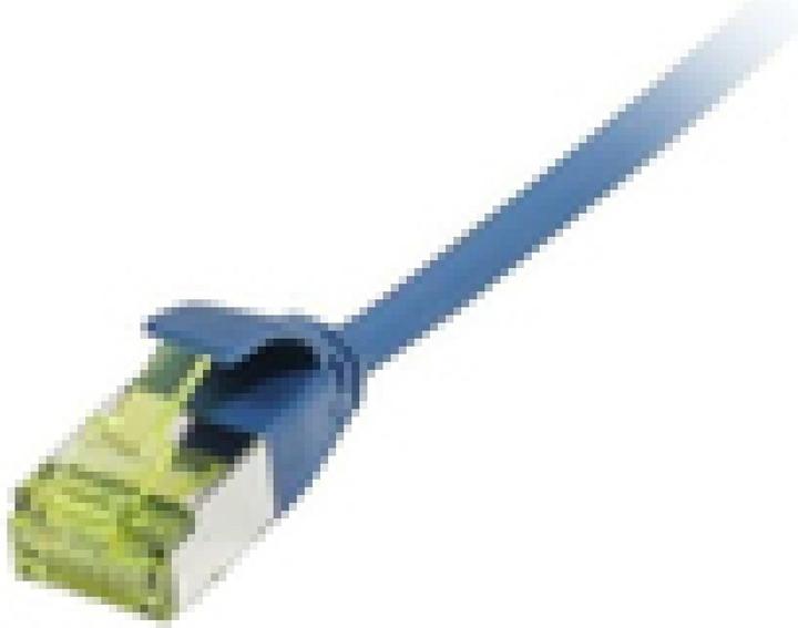 Actual product image Synergy 21 Patch cord RJ45 CAT6A 500Mhz 10m blue U/FTP slimline round d 3.8mm - Network - CAT 7 cabl (U/FTP, CAT6a, 10 m)