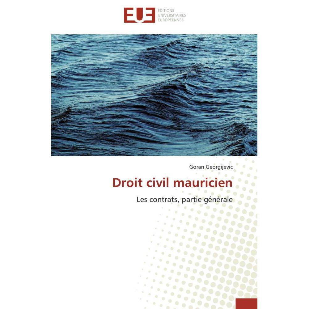 Droit civil mauricien, Fachbücher von Goran Georgijevic