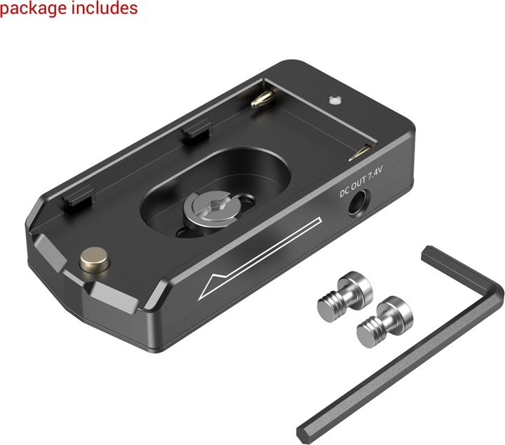 Image du produit SmallRig 3018 NP F Plaque d'adaptateur de batterie Lite (Couvercle de batterie)