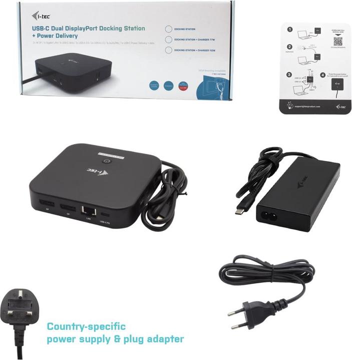 Productafbeelding i-tec C31HDMIDPDOCKPD100 (USB-C, 5 ports)