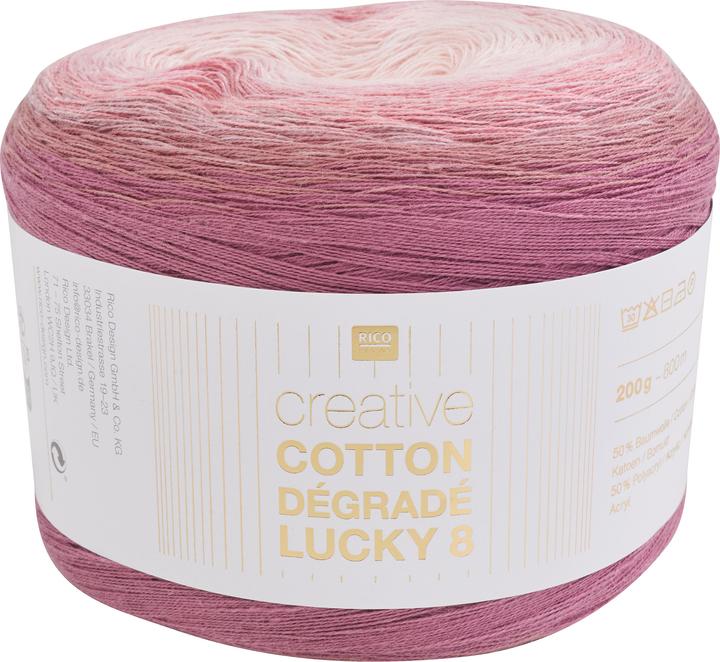Actual product image Rico Design Creative Cotton Dégradé Lucky 8, 200 g, approx. 800 m (800 m)