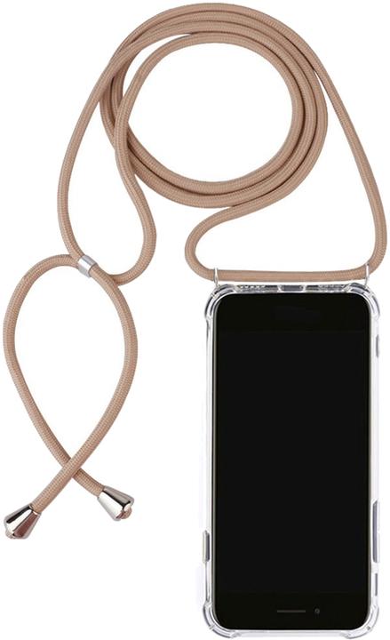Immagine prodotto PhoneLook Coperchio in gomma trasparente con corda beige (Apple iPhone 15 Pro Max)