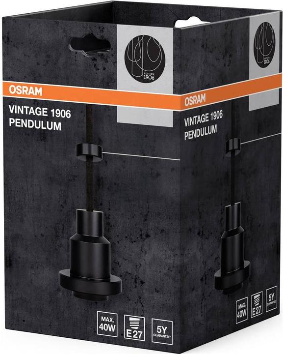 Actual product image Osram Vintage 1906® PenduLum Black (E27)