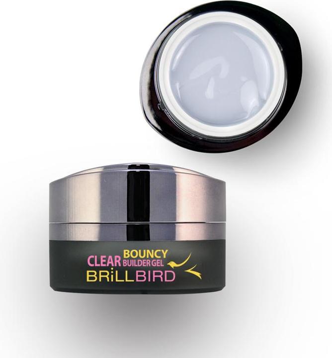 BrillBird Bouncy Clear Aufbau Gel 50ml (Gel-Effekt Nagellack)
