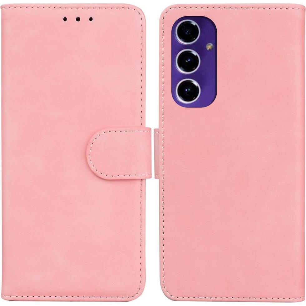 Cover-Discount Galaxy A16 - Solide Leder Etui Hülle (Samsung Galaxy A16 5G), Smartphone Hülle, Rosa