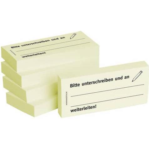 Thumbnail - Bizstix, Haftnotiz, Notiz 'Weiterleiten' 75x35mm