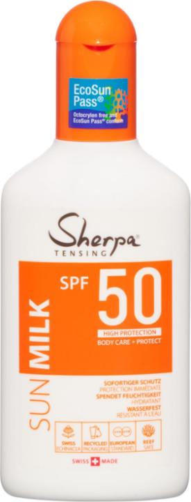 Image du produit Sherpa Tensing Sonnenmilch (Lait solaire, SPF 50, 250 ml, 270 g)