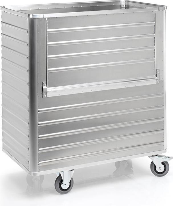 Produktbild Gmöhling Alu-Kastenwagen, abklappbare Seitenwand (300 kg)