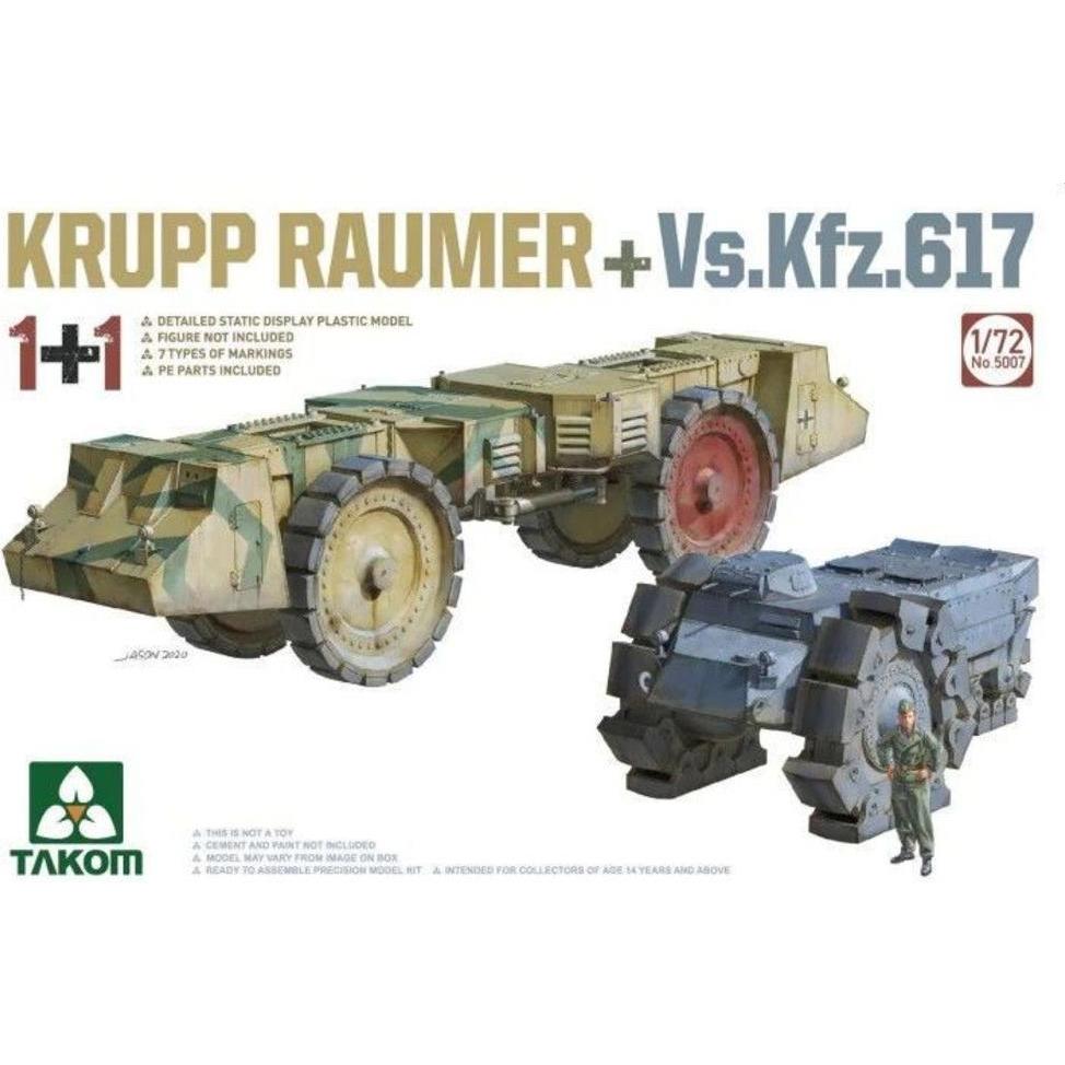 Takom Krupp Räumer +Vs.Kfz.617