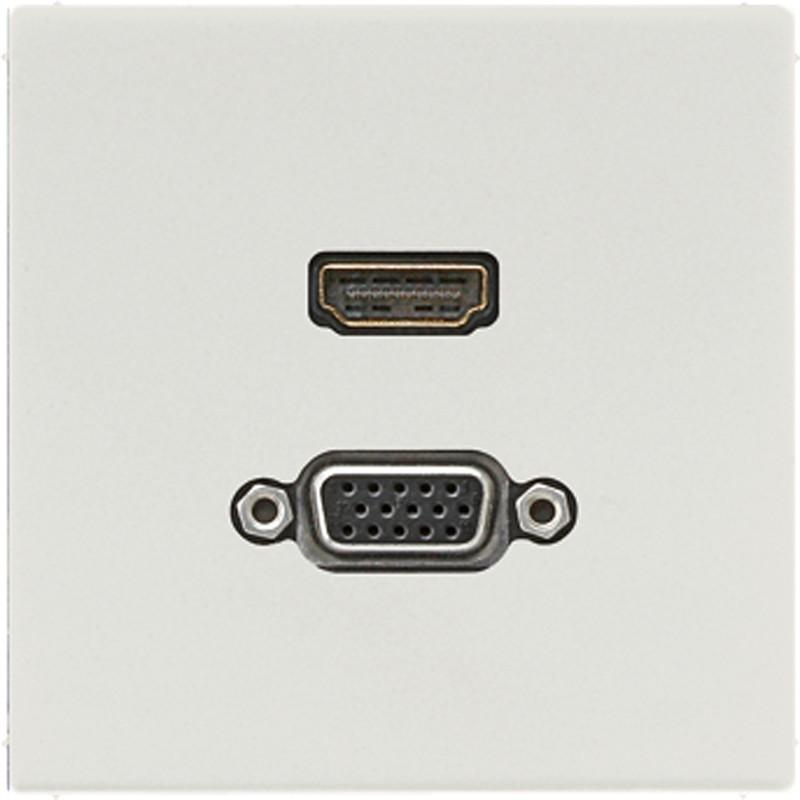JUNG, Zubehör Schalterprogramm, HDMI-Steckdose LS UPmont Kanaleinb MALS1173LG