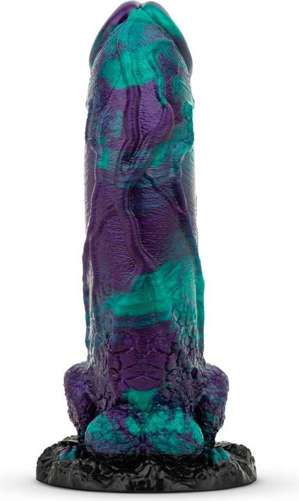 Actual product image Mythical Mates Dragonfly Dildo Purple & Green