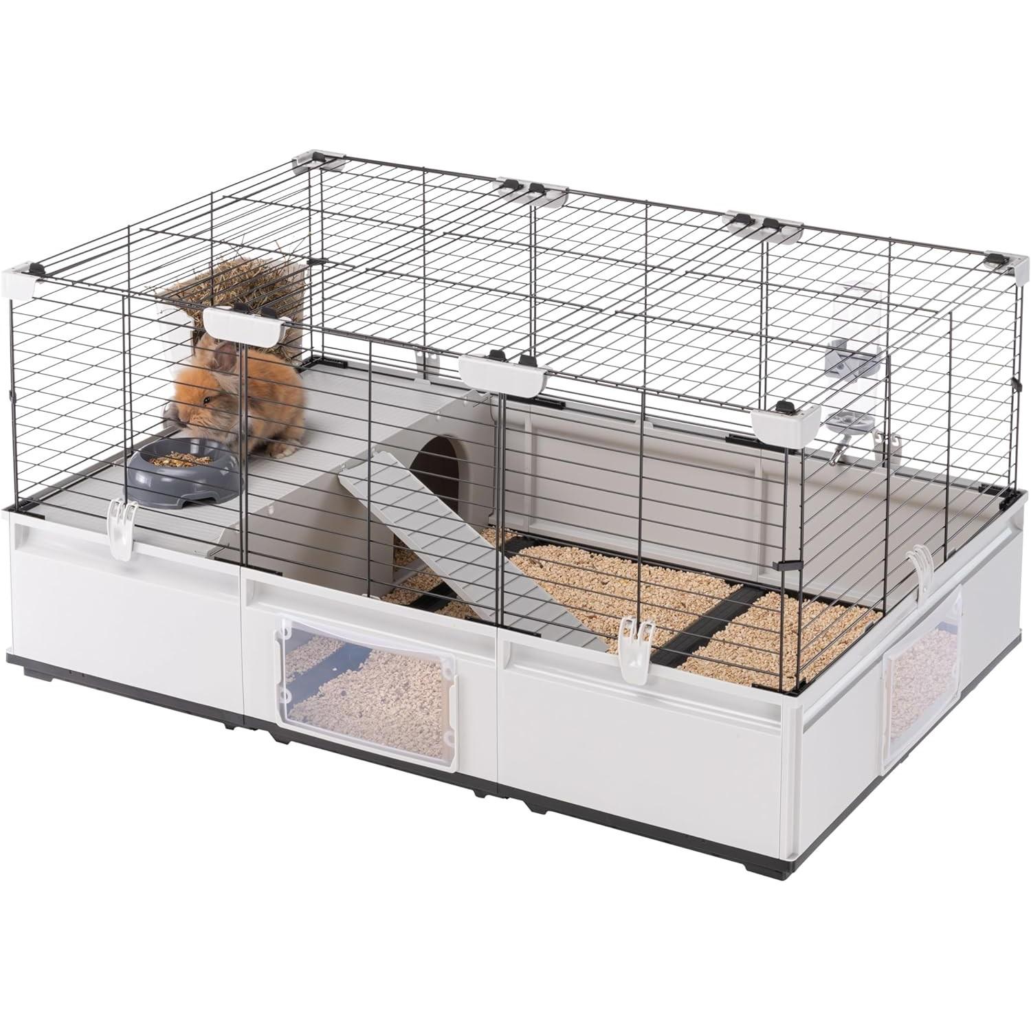 Cage de transport pour lapins et cochon d'Inde Ferplast Modular 2