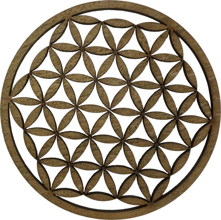 Image du produit La Mia! Dessous de verre Fleur de vie 90x5mm