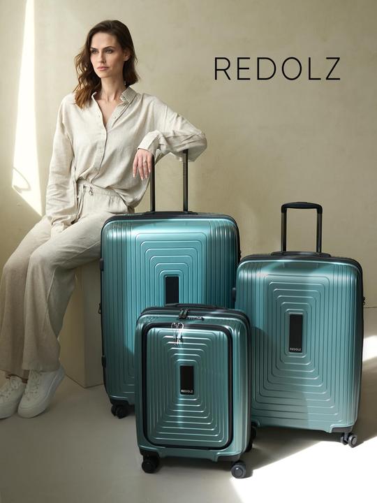 Immagine prodotto Redolz Essentials 14 Set di valigie a 4 ruote in 3 pezzi con piega ad espansione (123 l)