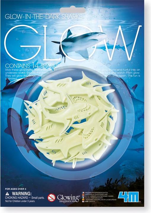 Actual product image 4M Glowing Sharks - Glowing