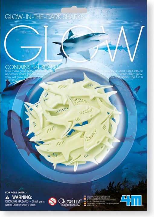 Produktbild 4M Leuchtende Haie - Glowing