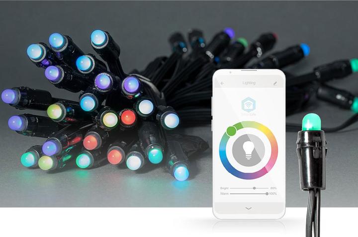 Produktbild Nedis SmartLife Dekorative LED | Wi-Fi | RGB | 48 LED's | 10,80m | Android™ / IOS (0.23 m)