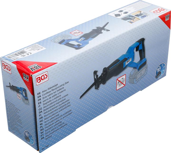 Actual product image BGS Cordless Reciprocating Saw | brushless | 18 V | without rechargeable Battery