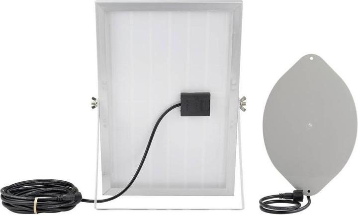 Actual product image Sygonix SY-5596934 Solar Wall Light with Motion Detector 10W Neutral White Grey (250 lm, IP44)
