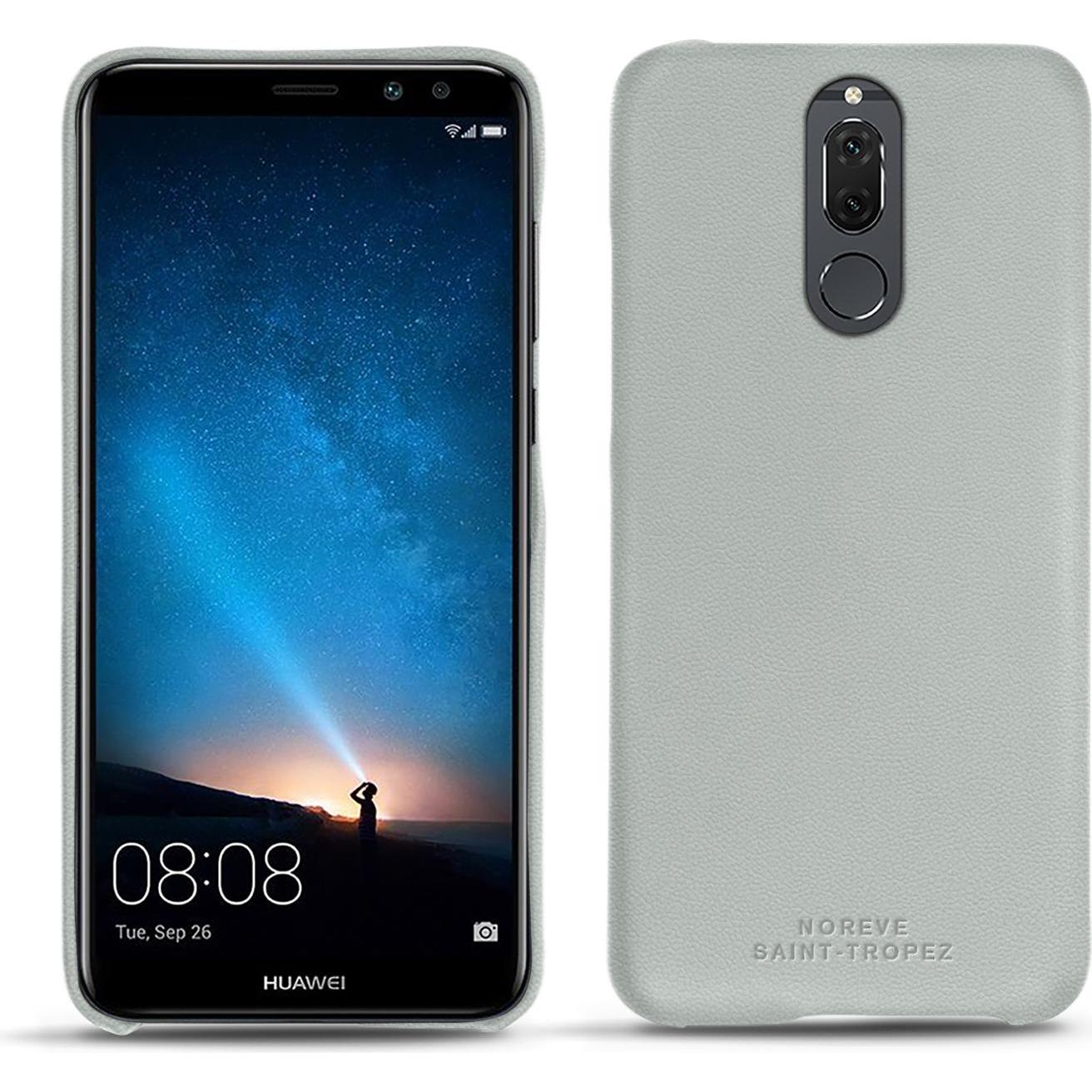 Noreve Lederschutzhülle (Huawei Mate 10 Lite), Smartphone Hülle, Grau