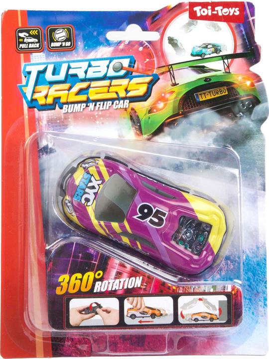 Actual product image Toi-Toys Turbo Racer Stunt Auto Bump N Flip