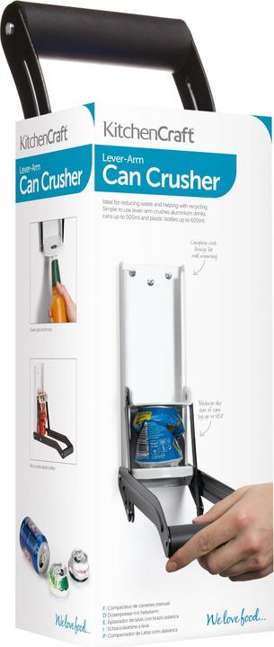 Actual product image Kitchen Craft Lever arm can crusher