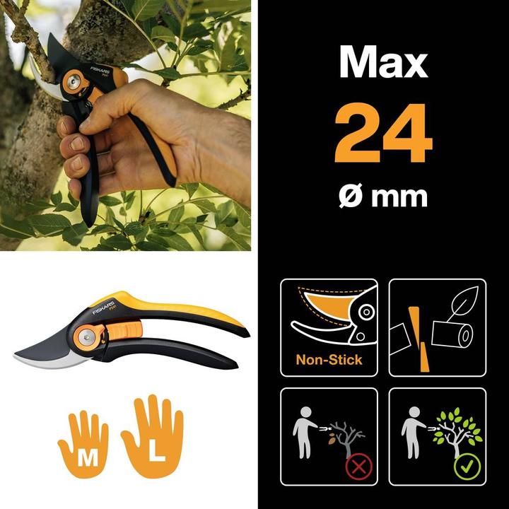 Actual product image Fiskars Bypass - pruning shears 'P541 SingleStep