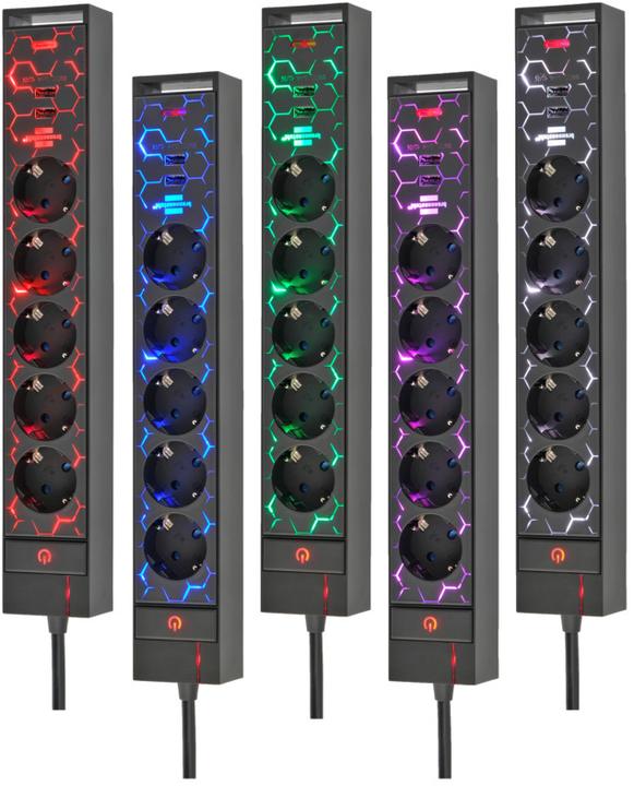 Actual product image Brennenstuhl Gaming power strip (5 x, CEE 7/5, 1.50 m)