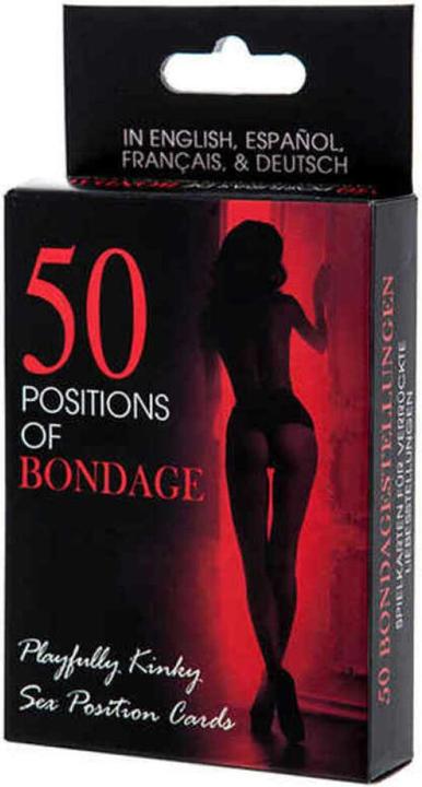 Image du produit Kheper Games 50 positions de bondage (Jeu de cartes, Anglais, Espagnol, Français, Allemand)